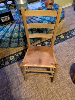 Vintage Ladder Back Rocker
