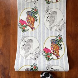 Anthropologie Owl wall Paper