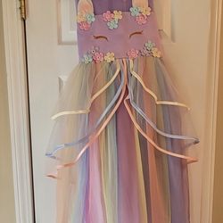 Unicorn Party Dress Sz 9/10