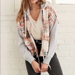 Urban Outfitters Zip Up Hoodie Jacket 