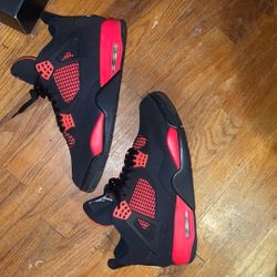 Red Thunder Jordan 4’s