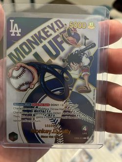 Luffy Dodgers Card