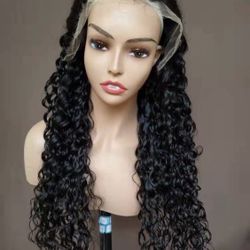 Water Wave Wig 24”” 100% Human Hair