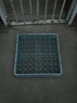 Greenish Blue Drying Dish Rack