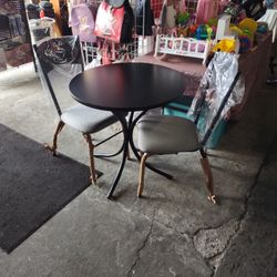 Three Piece Black Table Brand New