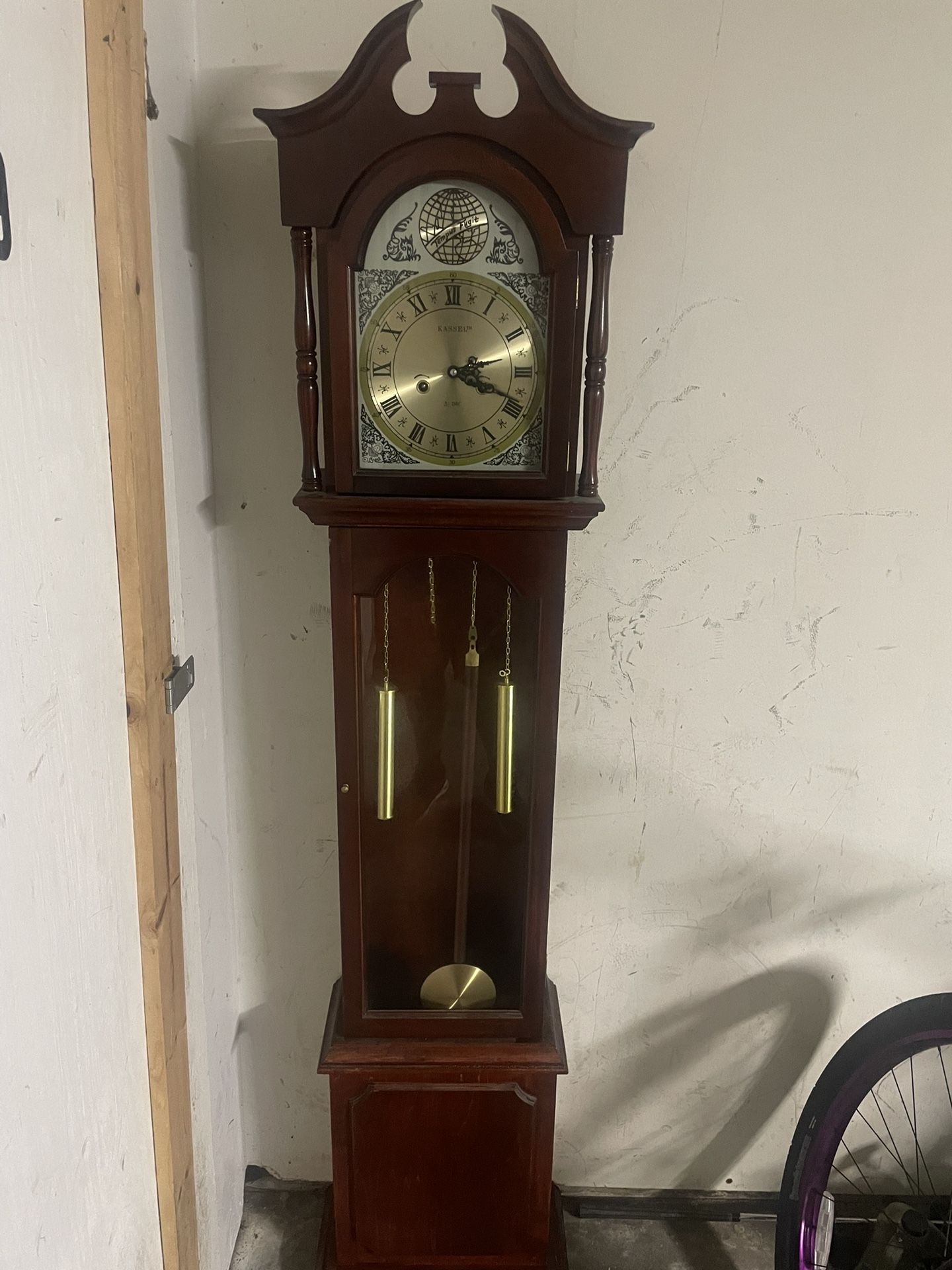 Tempus Fugit 72 Inch Grandfather Clock