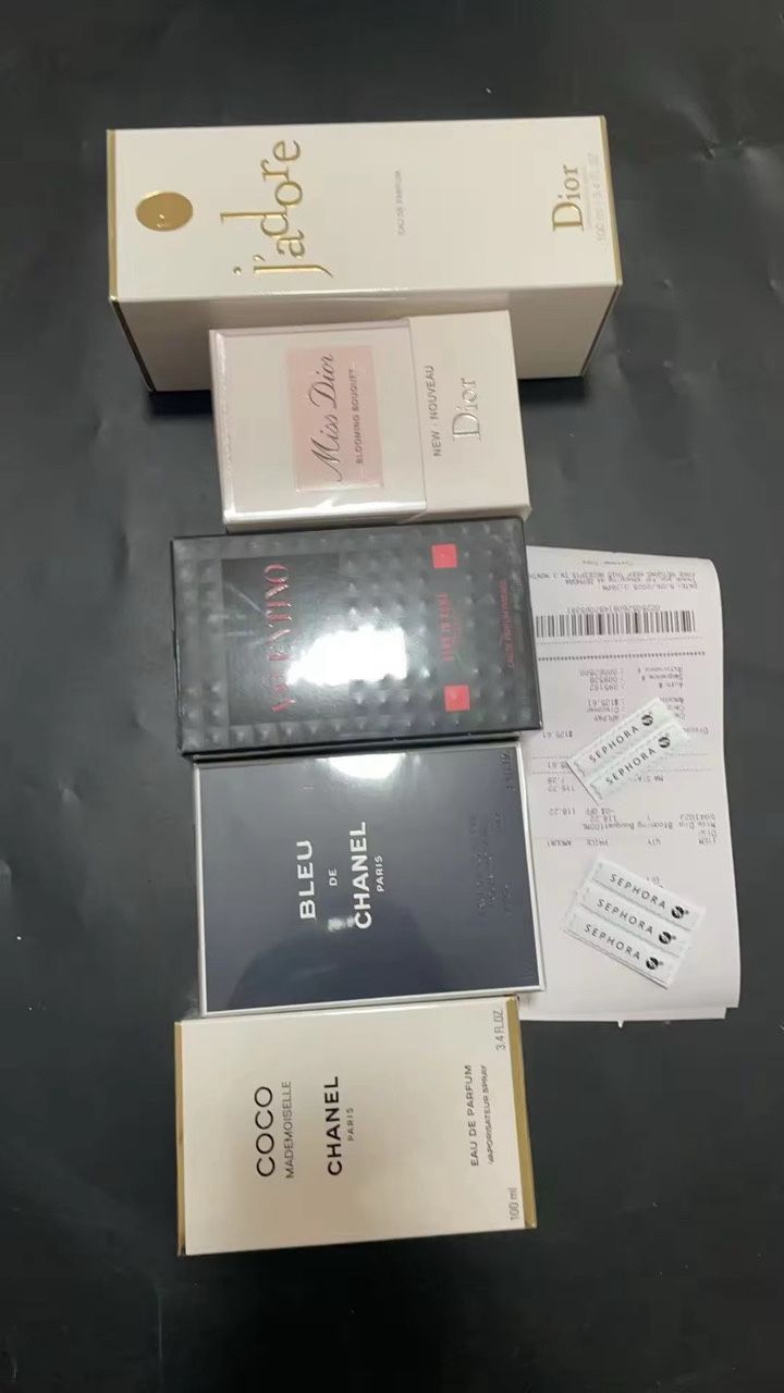 Dior, Chanel, Valentino Perfume Bundle