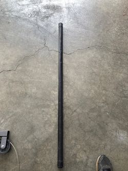 CrossFit workout weighted bar 15 lbs. rubber wrapped