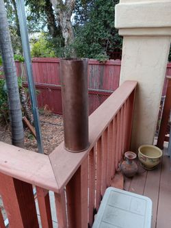 BRASS ARTILLERY SHELL CASE