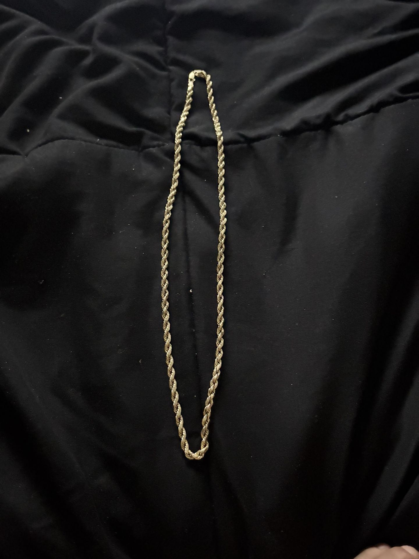 10k gold rope chain