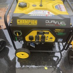 6250-Watt Gas and Propane Powered Dual-Fuel Portable Generator with CO Shield Technology
