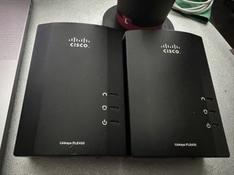 Cisco Linksys Powerline Ethernet Adapter Model PLE400 Lot Of 2