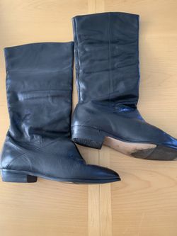 Leather Boots Women’s 6.5 M Black