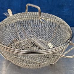 Outset Stainless Jumbo Mesh Grill Basket