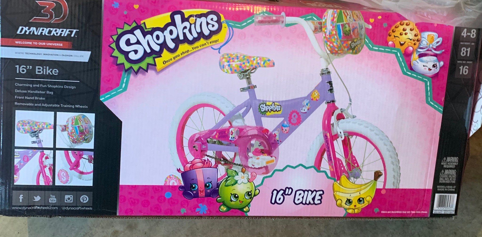 Shopkins Children's Bicycle