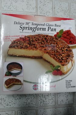 10" Springform Pan w/ glass base