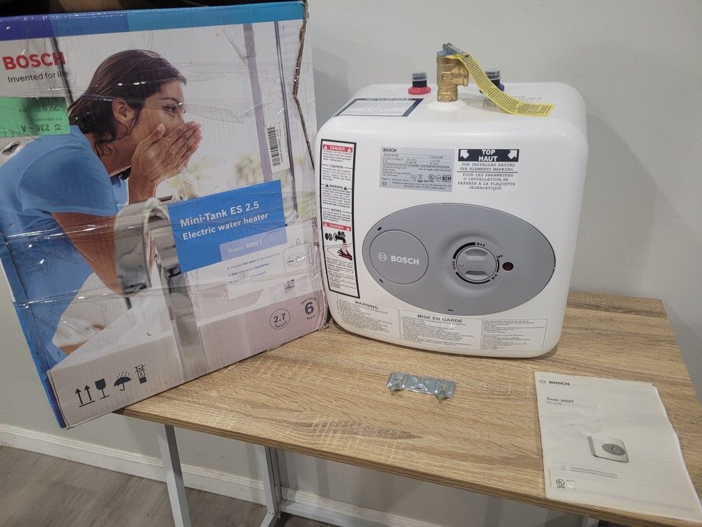 Bosch 2.5 Gallon Mini Water Heater Point Of Use