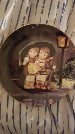 Hummell plate "STORMY WEATHER" COLLECTABLE