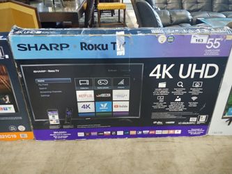 55" Sharp (Roku-enabled) smart TV