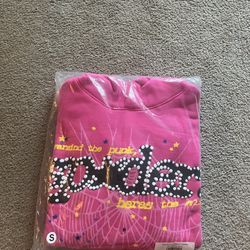 pink spider hoodie