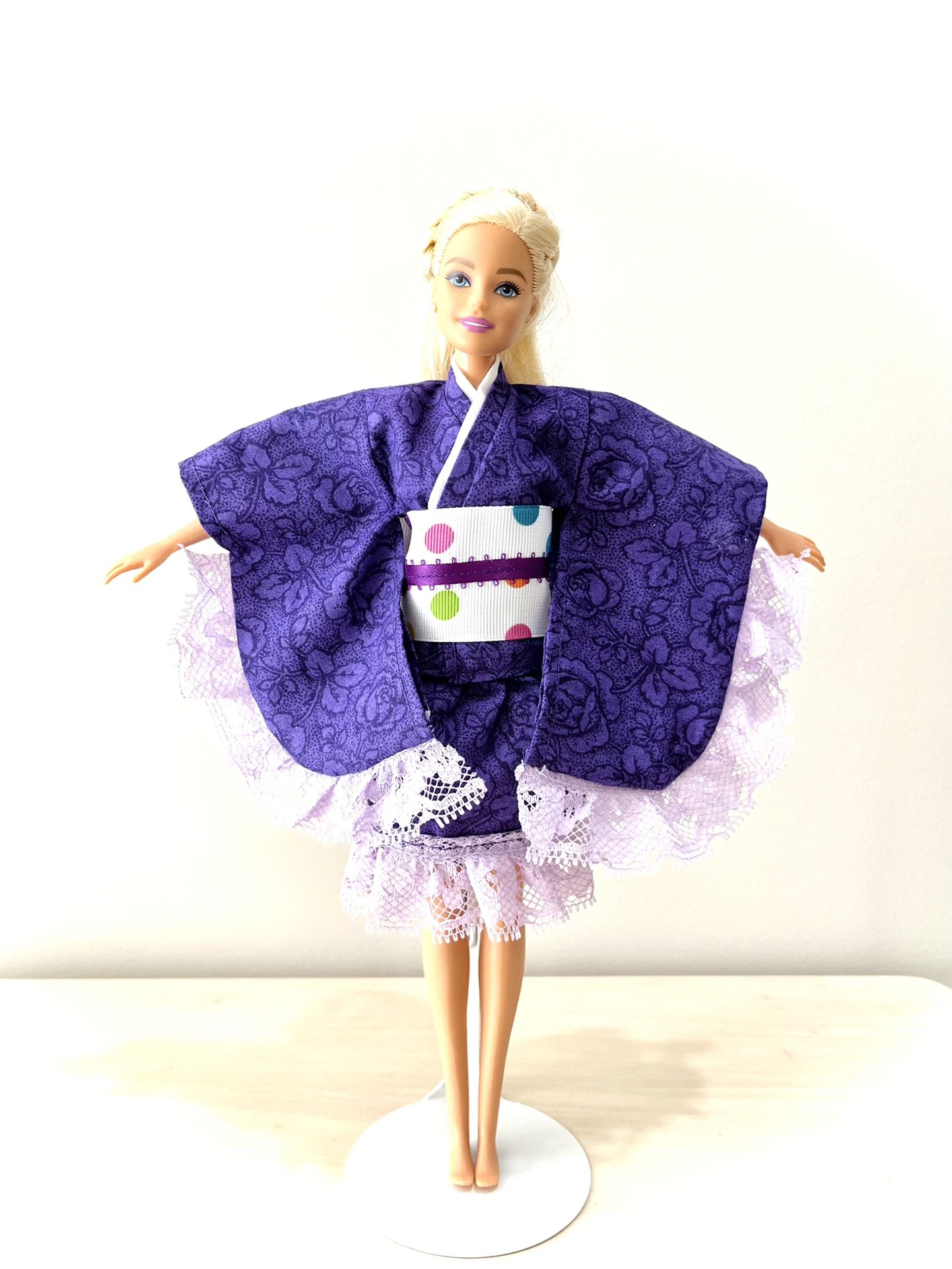 Barbie Clothes / Fashion Doll Dress / Japanese Kimono