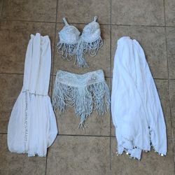 Belly Dance Bra, Belt, 2 Skirts