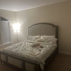 Bed Mattress, Head Board, Foot Board And Frame