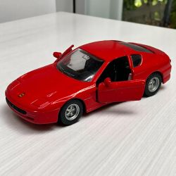 Ferrari 456 GT 1/39 Scale Red Diecast Model By Maisto Collectible Car