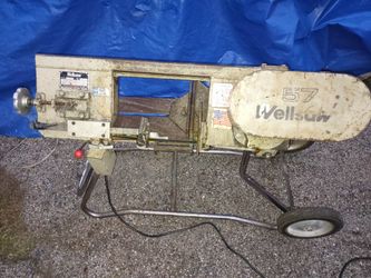 Wellsaw 57 power hacksaw bandsaw American Made