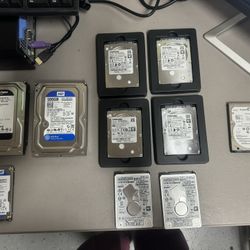 11 X SATA Drives for Laptops / Desktops