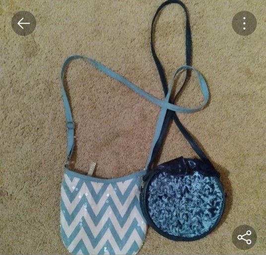 2 Blue Handbags, Can Seperate