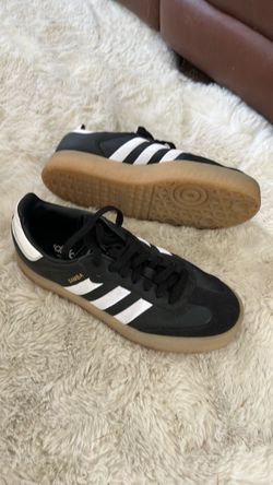 Adidas Samba Sneakers Black White Gum Sole