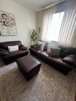 Brown Leather couch