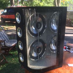 Big speakers with Amplifier 760 maximum power gm 5400t