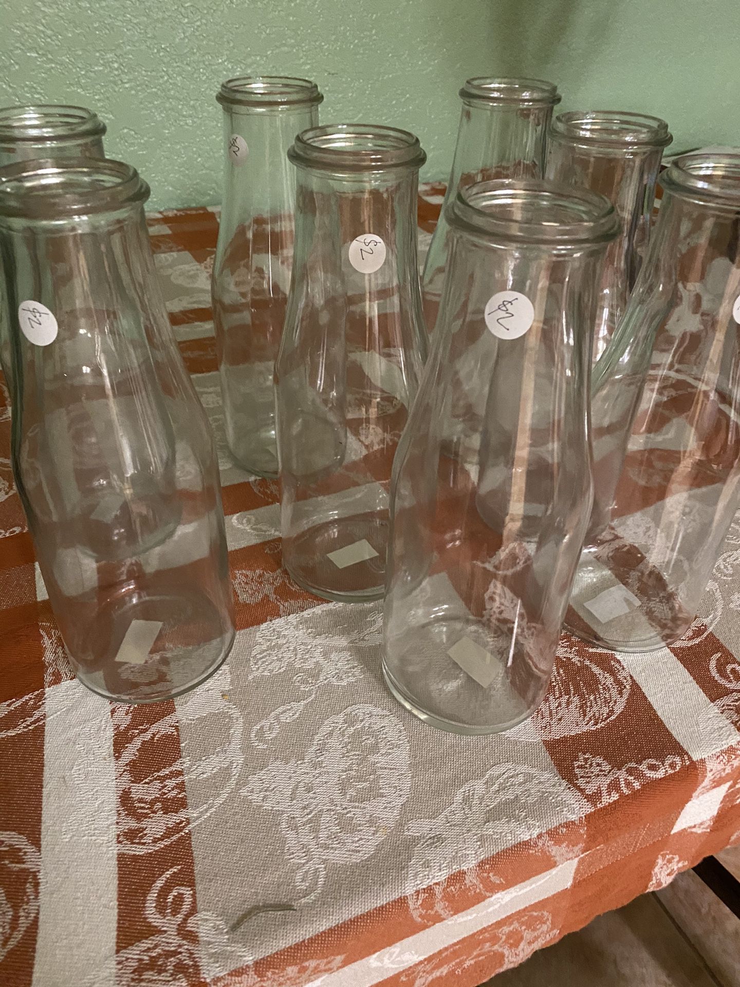 Glass fliwer vases