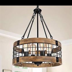 🚨 4 Rustic Farm House Chandelier