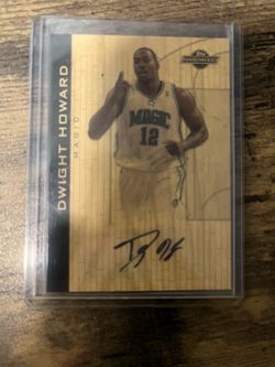 Dwight Howard signed card