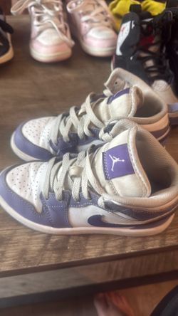 Purple Nike Jordan’s