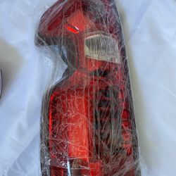 Halogen OE Tail Lights Taillights Assembly for 2019-2024 Chevy Silverado 1500 2500HD 3500HD, Red Rear Brake Signal Plate Tail Lamp Replacement With Bu