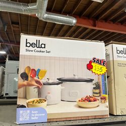 Bella slow cooker set