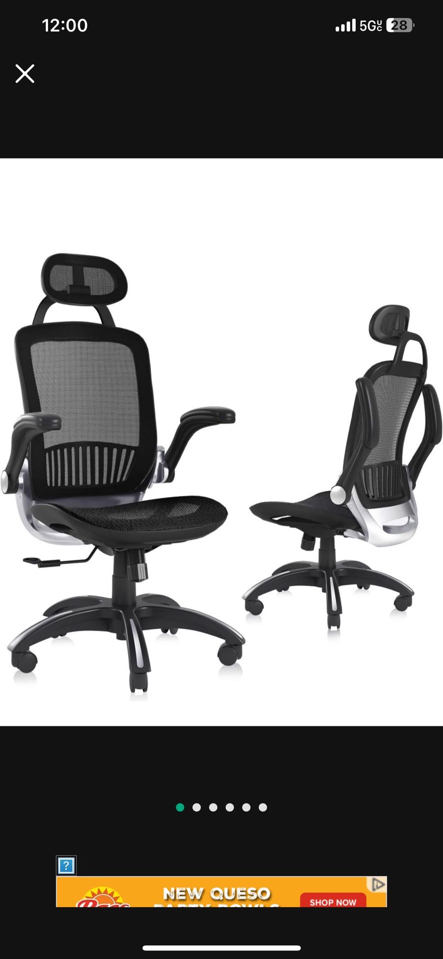 Ergonomic Office Chair, Black