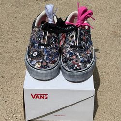 Supreme x Mike Kelley Grey Skate Era Blue Gem Vans Size 6 Men VN00110ABLU DS NEW