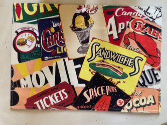 Vintage Movie DinerTheme Placemats (set of 4)