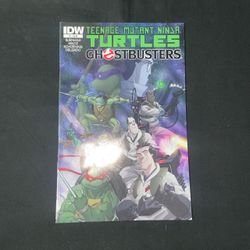 Teenage Mutant Ninja Turtles / Ghostbusters #1 • IDW • First Print • Burnham / W