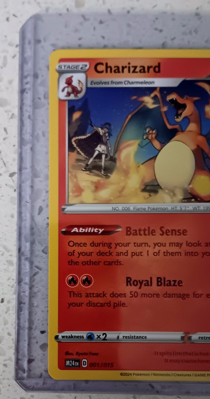 Charizard 001/015 McDonald's 2024 Regular *RARE CARD* - www.joarbit.com Charizard 001/015 McDonald's 2024 Regular *RARE CARD* - www.joarbit.com