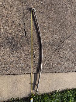 Curved Silver Shower Rod