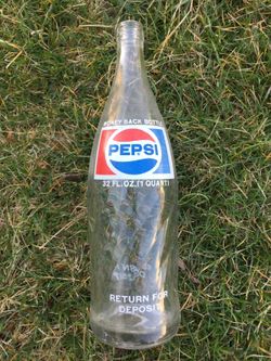 Old Pepsi Cola Bottle