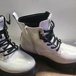 Girl White Boots