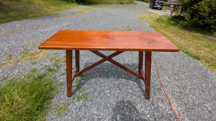 Small wooden table