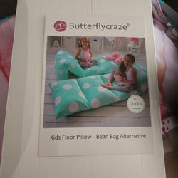 Kids Floor Pillow-Bead Bag Alternative